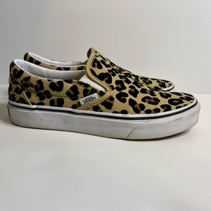Vans Classic Slip on Leopard Print Shoe